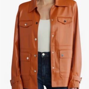 WeWoreWhat Western Jacket, Faux Leather